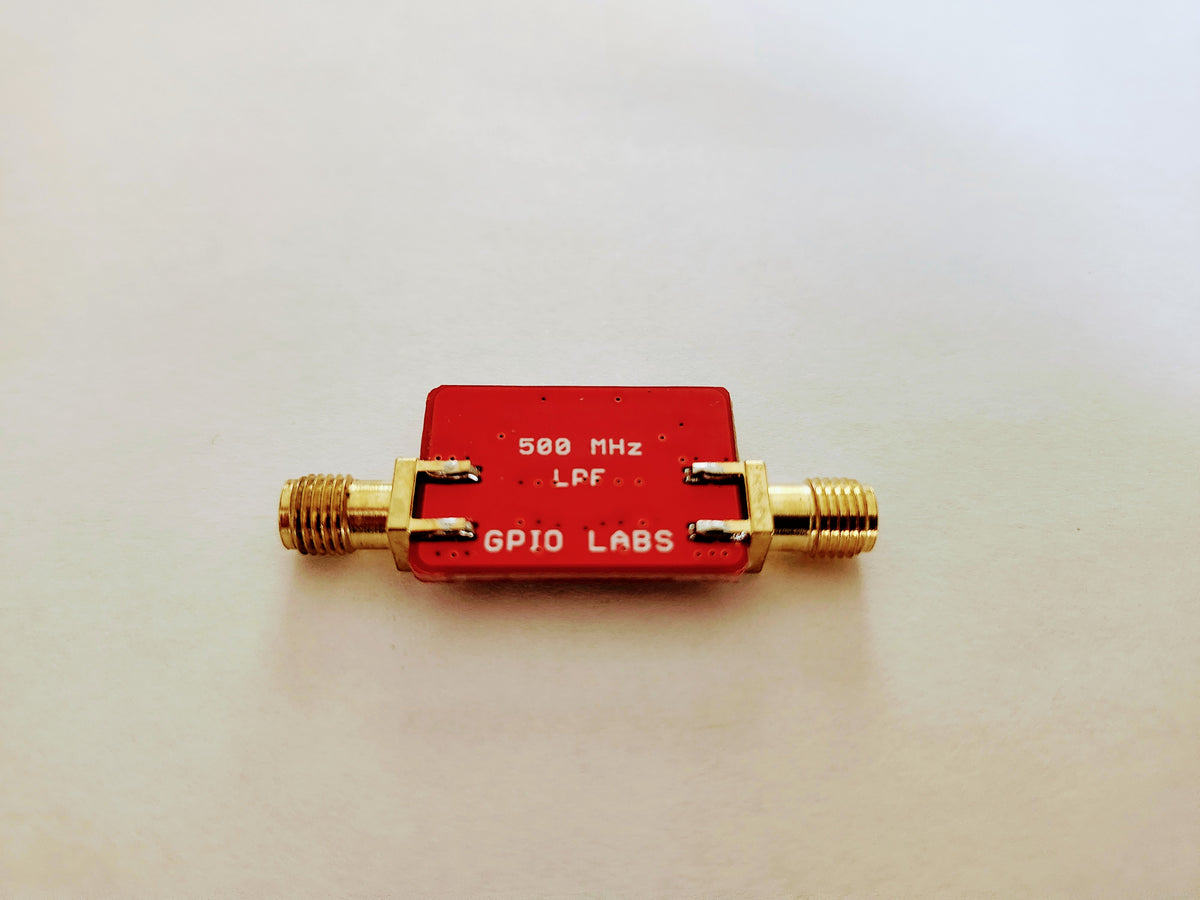 500 MHz Low Pass Filter – GPIO LABS