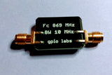 869 MHz Bandpass Filter Band Pass with 10 MHz Bandwidth