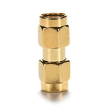 SMA Male to SMA Male Plug RF Adapter