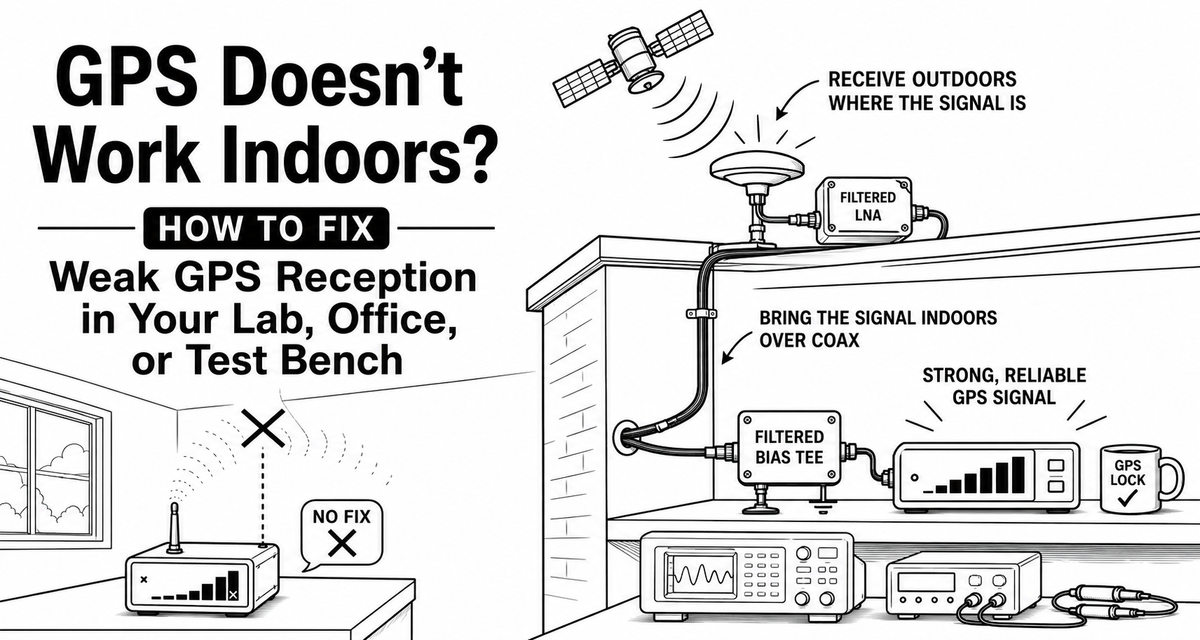 GPS Doesn't Work Indoors? How to Fix Weak GPS Reception in Your Lab, O ...