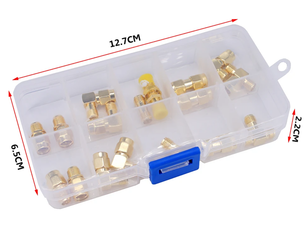 SMA RF Adapter Kit with 18 Adapters – GPIO LABS