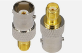 SMA (F) Female to BNC (F) Female RF Adapter