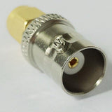 SMA (M) Male to BNC (F) Female  RF Adapter