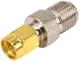SMA Male to F Female RF Adapter
