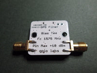 1575 MHz GPS L1 Bandpass Filter and Bias Tee
